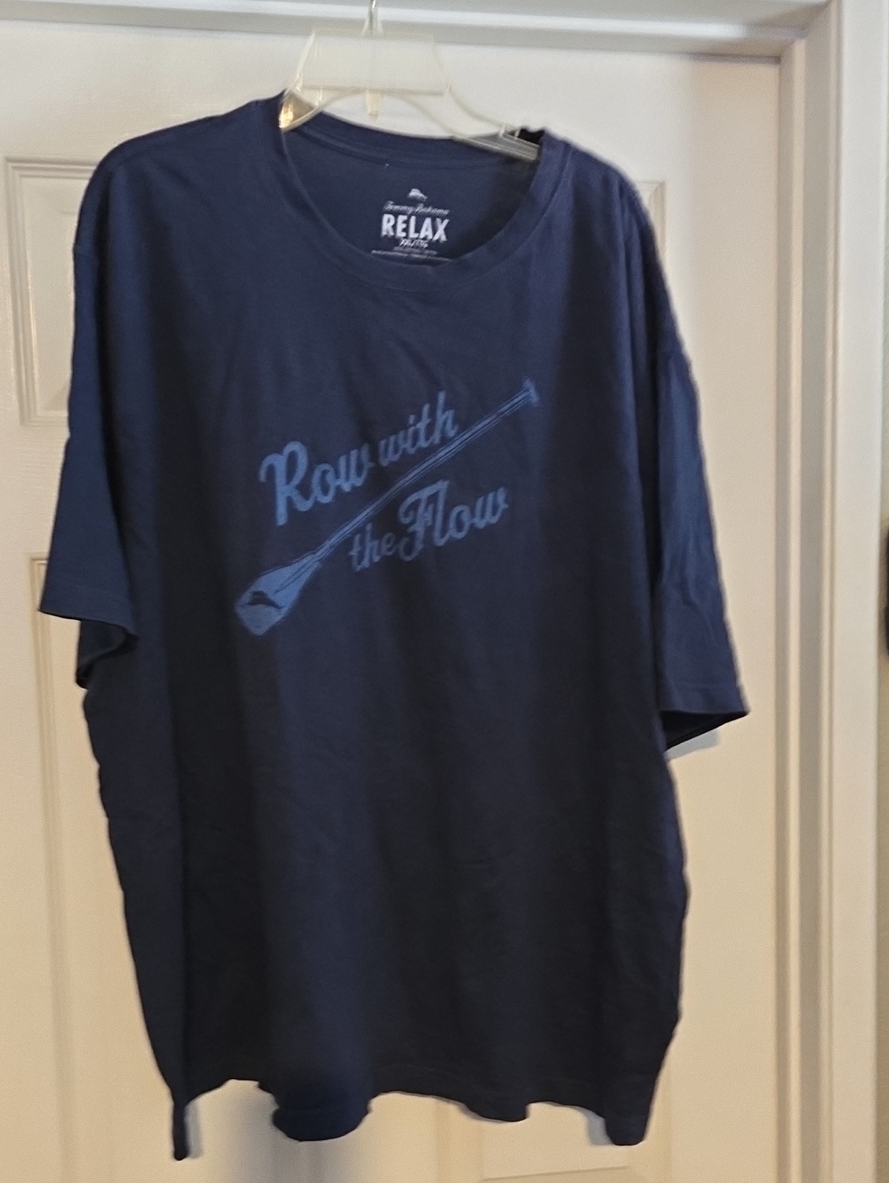 Tommy Bahama Navy Graphic Tee - Row With The Flow